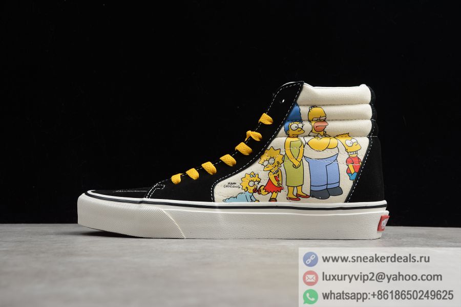 The Simpsons x Vans 1987-2020 Sk8-Hi Simpsons Family VN0A4BV617E Unisex Skate Shoes